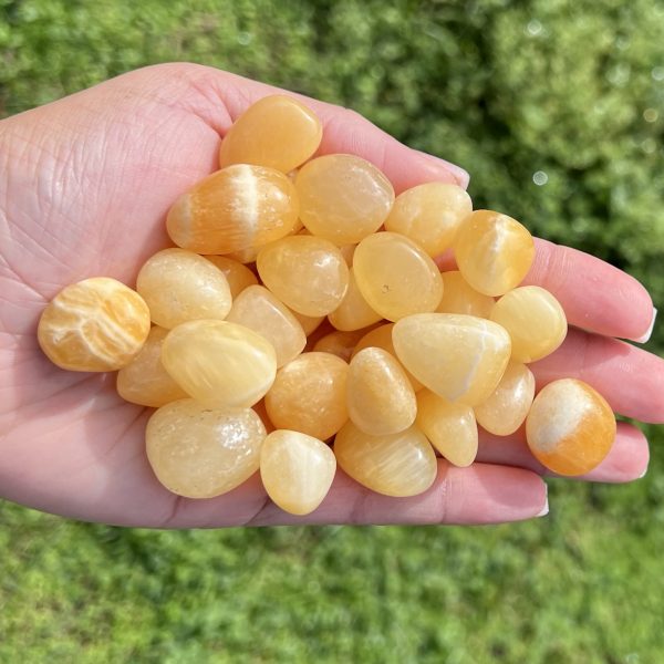 Orange Calcite Tumble